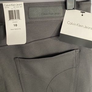 Calvin Klein Jeans women’s 10 fossil gray New with Tag